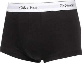 Calvin Klein Ondergoed, Heren, Zwart, L, Katoen, Icon Cotton Stretch Low Rise Trunk 5-Pack