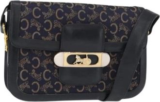 Celine Pre-owned Cross Body Bags, female, Multicolor, Size: ONE SIZE Pre-owned Canvas Cross Body Bag