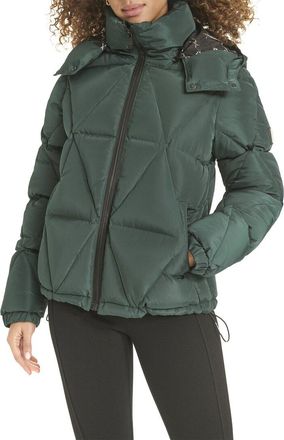 Karl Lagerfeld Karl Lagerfeld Diamond Quilted Puffer Coat