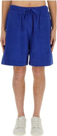 Burberry Towelling Shorts - Heren - Korte broeken - Blauw - Maat: S Katoen