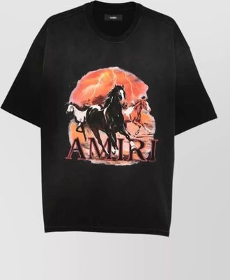 Amiri oversized graphic-print cotton t-shirt