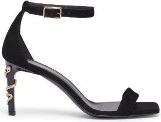 Fabi Iconic Sandal - Dames - Sandalen met hakken - Zwart - 37 1/2 EU - Su&egrave;de - Schoenen