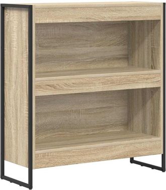 vidaXL Book Cabinet Sonoma 80 x 30 x 86.5 cm Engineered Wood vidaXL