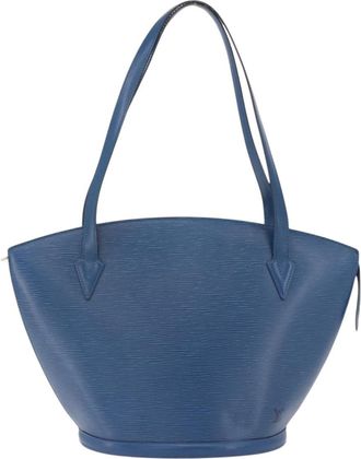 Louis Vuitton Saint Jacques Epi Leather Blue Leather Handbag (Pre-Owned)
