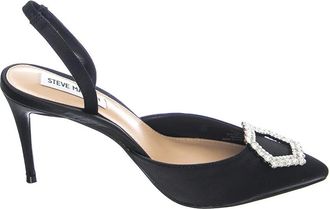 Steve Madden Pumps - Dames - Pumps - Zwart - 37 EU - Satijn - Schoenen