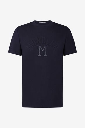 Moncler Kurzarm-T-Shirt mit Logo-Motiv