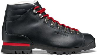 Scarpa Zwarte Leren Sneakers Verlengde Veters - Heren - Sneakers - Zwart - 37 EU - Leer - Schoenen