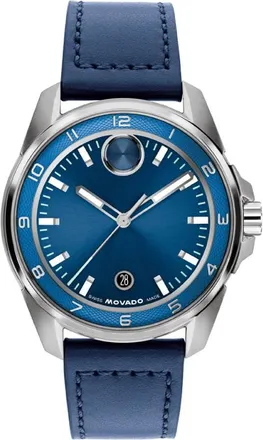 Movado Bold Verso S Quartz Blue Dial Mens Watch 3601389