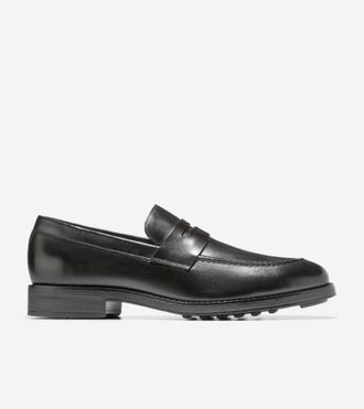 Cole Haan Mens Ledley Grand Penny Loafers - Black Size 10.5