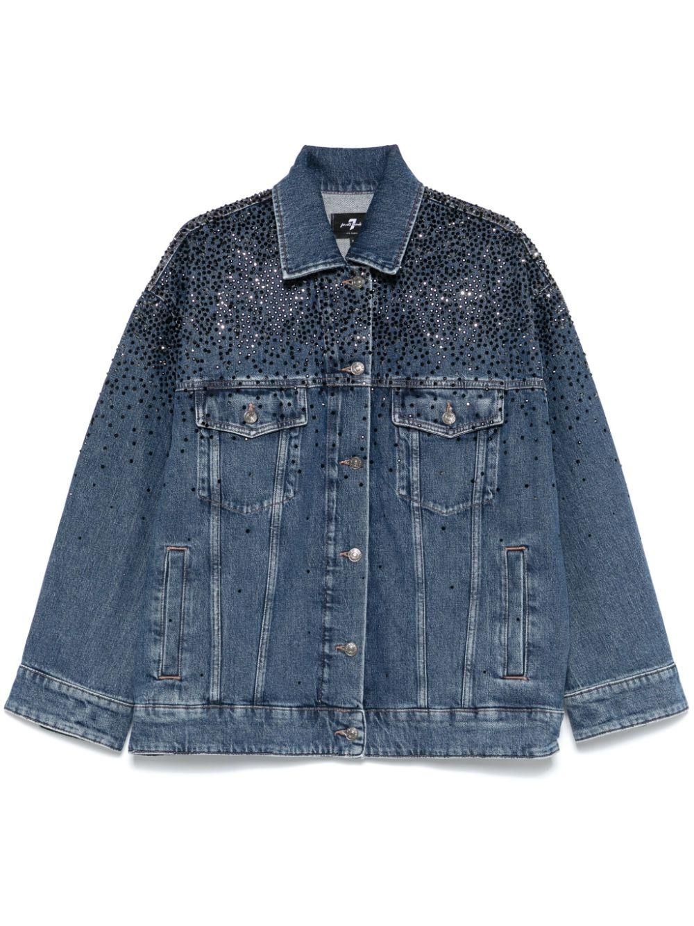 【7 For All Mankind】 Nellieオーバーサイズデニムジャケット Nellie Denim Jacket in Weekend | 7 For All Mankind