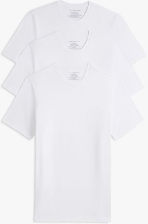 Tommy Hilfiger Mens Cotton Classics Crewneck Undershirt 3-Pack - White - XL