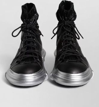 Dolce & Gabbana nylon high top sneakers