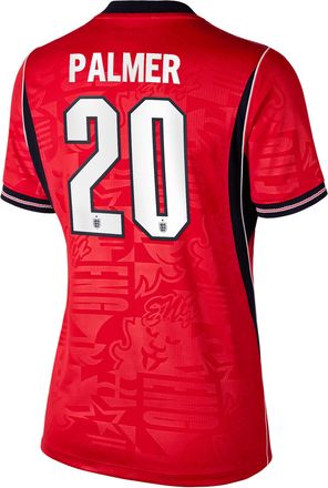 Nike Cole Palmer England National Team 2026 Stadium Away Nike Womens Dri-FIT Soccer Jersey in Red | NN203947732-ENG
