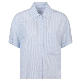 Dondup Shirts, female, Blue, Size: L Shirt