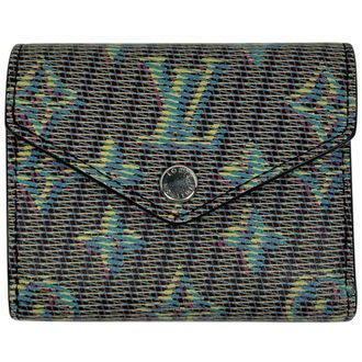 Louis Vuitton Monogram Multi-Color Navy Monogram Wallet (Tri-Fold) (Pre-Owned)