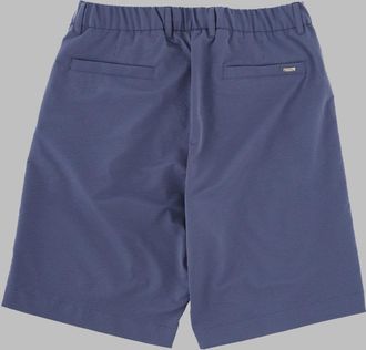 Herno Ribbed Polyester Shorts - Blue