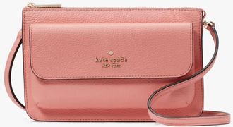 Kate Spade New York Womens Leila Small Crossbody - Pink Leather - One Size