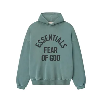 Fear of God Hoodies, male, Green, Size: 2XL Campus 90s Hoodie