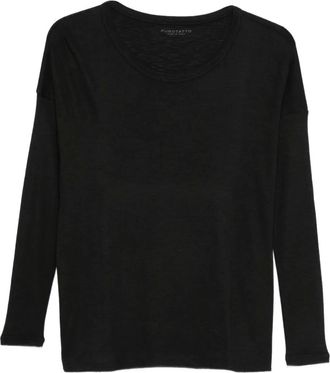 Purotatto long-sleeve T-shirt - Zwart