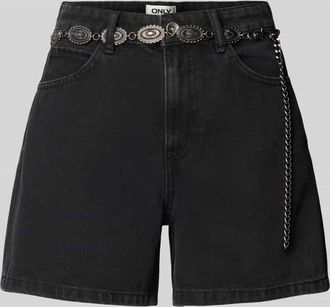 Only Regular Fit Jeansshorts aus reiner Baumwolle Modell VEGA in Black, Größe XL