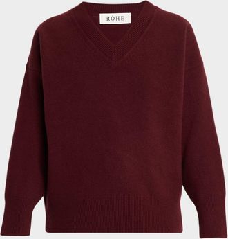 R&oacute;he Wool V-Neck Sweater