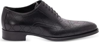 Gucci Schoen met veters - Heren - Nette schoenen - Zwart - 43 EU - Leer - Schoenen