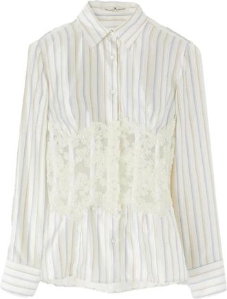 Ermanno Scervino Shirts - Dames - Overhemden - Veelkleurig - XS - Tule - Overhemden