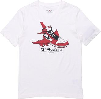 Nike Jordan Air Jordan Chicago White Red Basketball Printing Short Sleeve CN3597-100