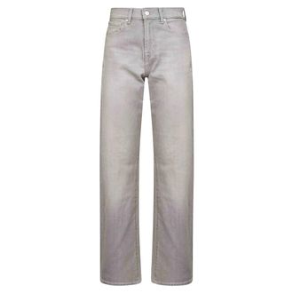 7 For All Mankind Straight Jeans, female, Gray, Size: W30 Grey Jeans Tess Trouser