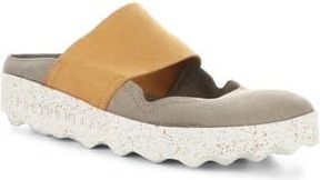 FLY London Cana Slide Sandal in 009 Taupe/camel Faux at Nordstrom Rack, Size 10-10.5Us / 41Eu