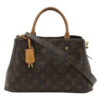 Louis Vuitton Pre-owned Handbags, female, Brown, Size: ONE SIZE Pre-owned Monogram Canvas Handbag