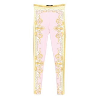 Versace Leggings, female, Multicolor, Size: XS Leggings with Barocco print