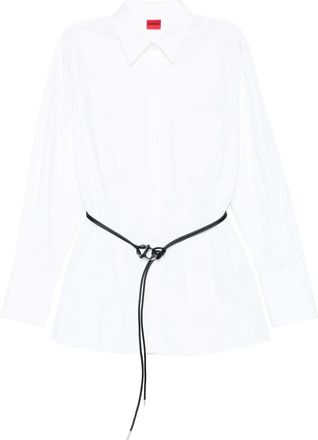 HUGO BOSS Camicia con cintura - Bianco