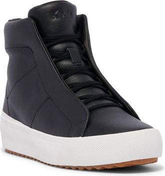 Keds Womens Remi Mid Zip Sneaker In Black