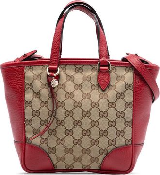 Gucci Pre-owned Gucci Small GG Canvas Bree Satchel Ladies I3AMUH61WQ1GL5AO