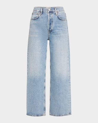 A Gold E Ren Wide-Leg Crop Jeans
