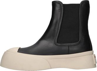 Marni Pablo Chelsea Boot - Dames - Chelseaboots - Zwart - 36 EU - Leer - Schoenen