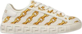 Versace Chain Stripes Greca Sneakers