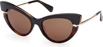 Max Mara MM0187 56E Womens Sunglasses Size 56