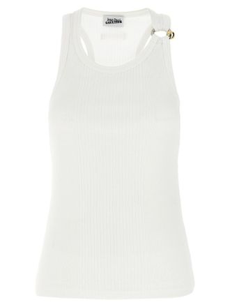 Jean Paul Gaultier Black Piercing Tank Top