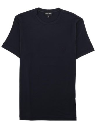 Giorgio Armani Crew Neck Viscose-Blend Jersey T-Shirt