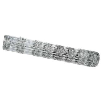 Berkfield Home Field Fence 0.8x100 m Galvanised Steel in Silver