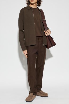 Sams&oslash;e & Sams&oslash;e Trousers Sajabari, Mens, Brown