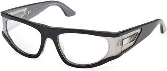 GCDS GD0066 01C Mens Sunglasses Black Size 55