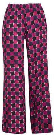 8 by YOOX PRINTED LINEN PULL-ON PANTS