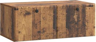 vidaXL Mueble De Tv De Pared 78,5 X 41 X 30 Cm Madera Envejecida Vidaxl