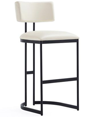 Manhattan Comfort Juno Metal Barstool