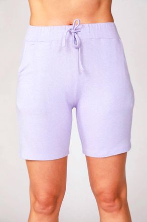 French Kyss Tie Waist Short In Lilac