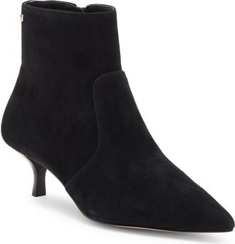 Stuart Weitzman Mara Zip Bootie in Black at Nordstrom Rack, Size 6.5