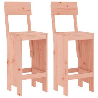 Berkfield Home Beautiful 3 Piece Garden Bar Set Solid Wood Douglas in Light Tan